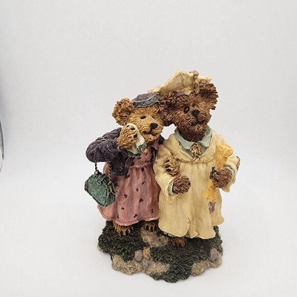 Vintage 2000 Boyds Bears "Momma Berriproud with Jamie...Seize the Day" with Box - Picture 3 of 12